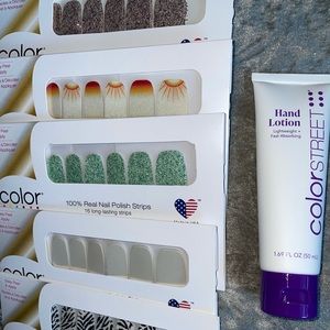 Colorstreet bundle+ free cream for your hands !!